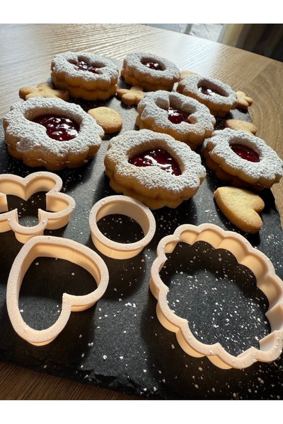 Onflow 4-Piece Cookie Mold Set Functional, Convenient & Shaped Mold