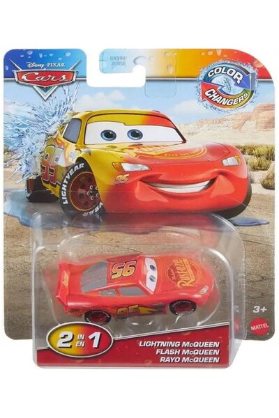 JPT Mașini Fulger McQueen cu schimbare de culoare 1:55