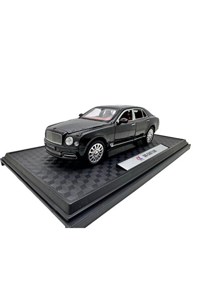 JPT Bentley Mulsanne 1:24 Model Die-Cast, Negru