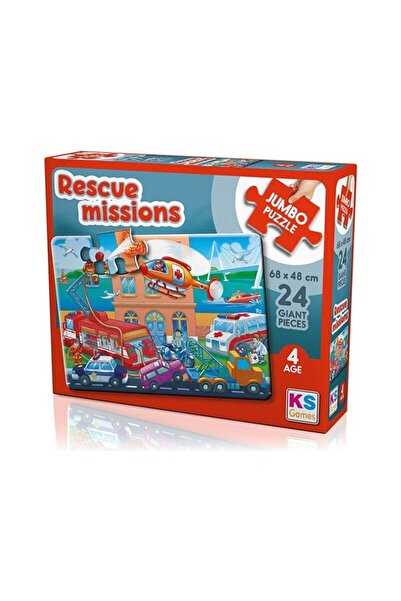 Ks Puzzle ألغاز الإنقاذ جامبو 24 قطعة
