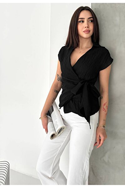 Noa&Noa Αμάνικο πουκάμισο με διπλό γιακά