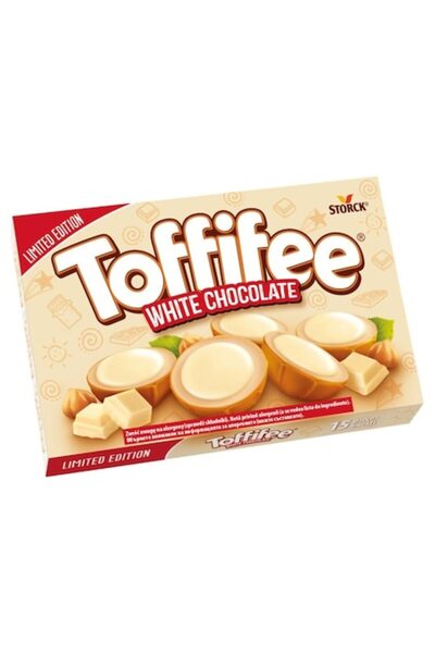 Toffifee cu Alune in Caramel si Ciocolata Alba 125 g
