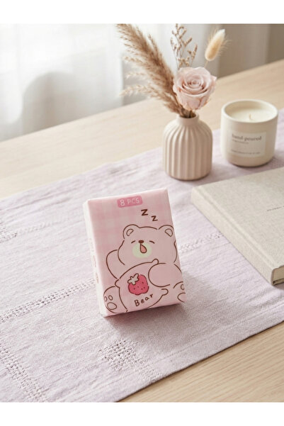 Dörtel Tedarik Cute Designed Mini Pocket Tissue Paper Napkin 1 Piece