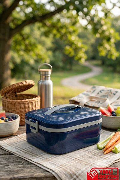 GUGGA Lunchee - Çelik Hazneli Sızdırmaz Vakum Kapaklı Yemek Kabı Lunchbox 650 ml