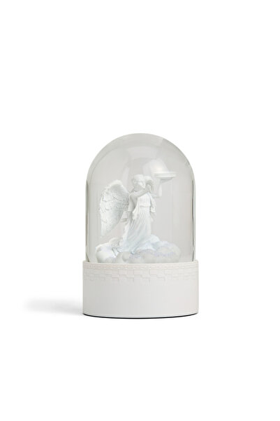 Wedgwood Snow Globe Decoration with Angel - H 16cm