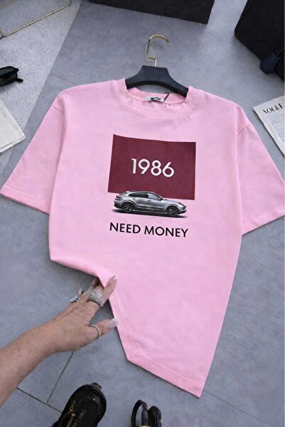 E-ROMA 1986 Need Money Tee Shirt Oversize Unisex Tee Shirt