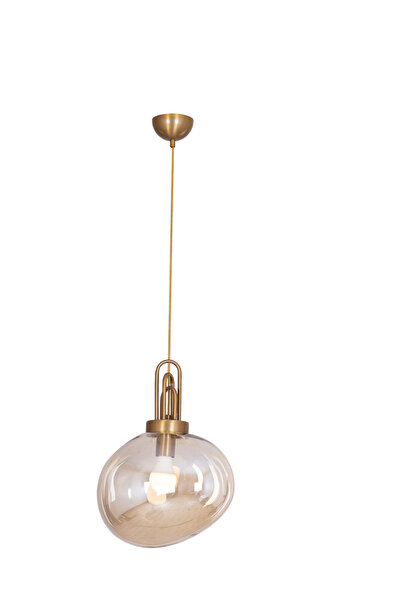 Avonni 1927-M3-B Beyaz Boya Modern Avize E27 Metal Cam H: 100 cm, Ø: 30 cm
