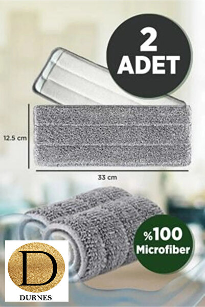 St Morritz İki Adet Mikro Fiber Tablet Mop Yedek Bezleri 33x12,5 cm