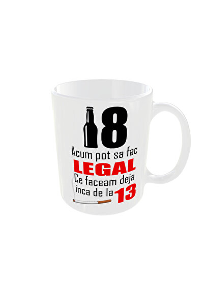 OEM Personalized mug 18 years old, 350ml – the ideal gift for any occasion