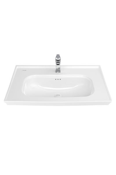 Creavit Antik Dolap Uyumlu 80 Cm Lavabo ve Ayak Seti