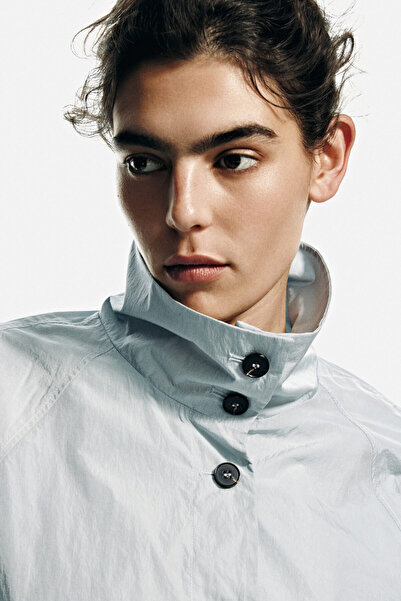 H&M Etek Ucu Balon Kesimli Oversize Ceket