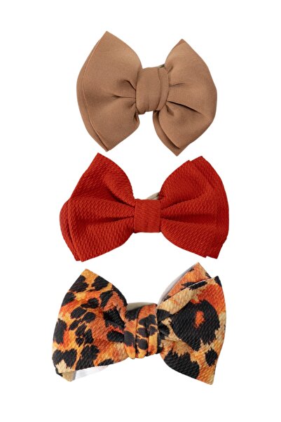 Bambimici - Mira Assorted Big Ribbon Bow Headband for Babies - Multicolor