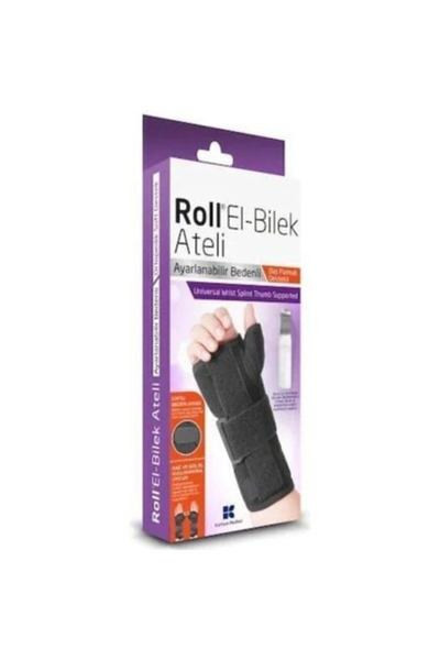 Roll Hand Wrist Brace with Thumb Support Adjustable Reversible