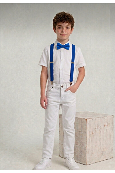 NACAR STORE Ținută pentru băieți, 23 aprilie, 29 octombrie, pantaloni albi, c...