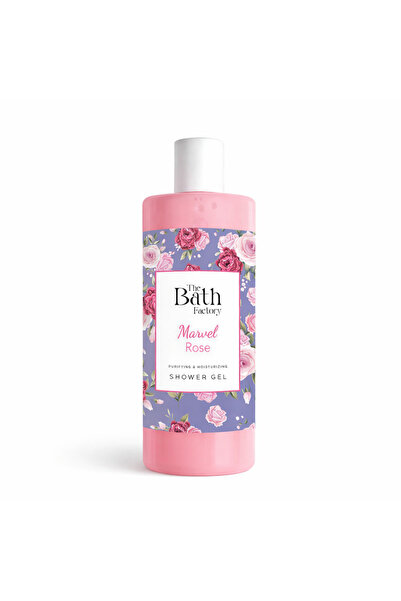 THE BATH FACTORY Marvel Rose Duschgel 400 ml – Mildes Shower Gel mit Rosenduf...