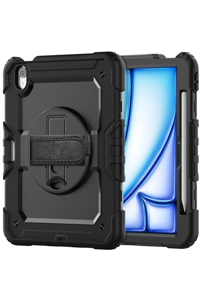 Tech-Protect Husă Solid360 pentru iPad Air 6 2024, Negru - Protecție completă...