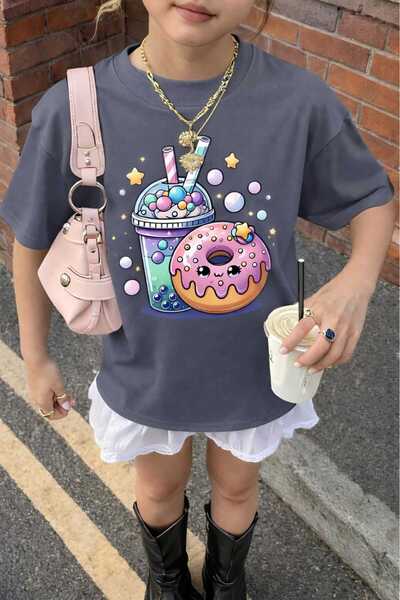 BENROMA Donald Printed Unisex Children's T-Shirt 4Gh1