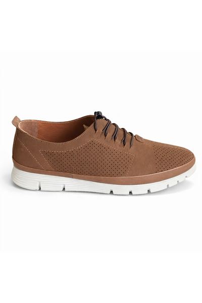Castle Black Terra Kum Genuine Nubuck Leather Men's Shoes
