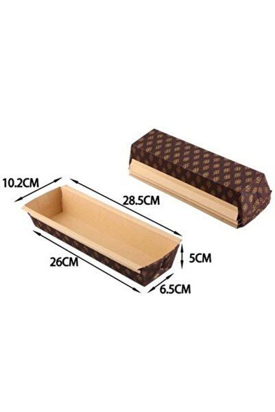 wei inox Disposable Cardboard Loaf Pan Set, 5 Pieces