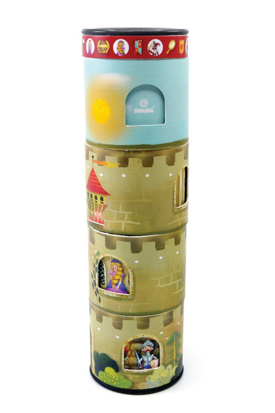Svoora Περιστρεφόμενο Καλειδοσκόπιο με Παιχνίδι Κάστρου