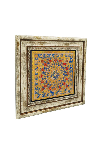 Sadrazam 13ος. Εκτυπωμένος Πίνακας Φυσικής Πέτρας με Ένδειξη Κορανίου 25X25KD-7