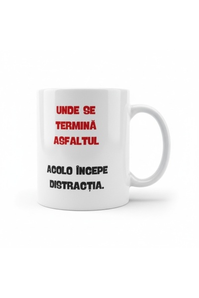 OEM Personalized Mug - "WHERE THE ASPHALT ENDS"