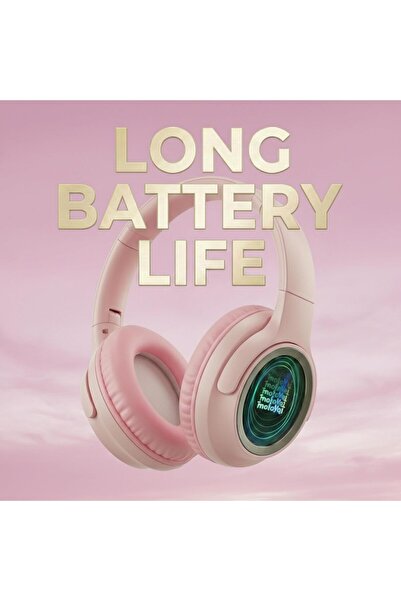 Motoq Motoyqi Over Ear Wireless Headphones with Built-in Display, Bluetooth 5.1, CVC 6.0 Noise Cancelling