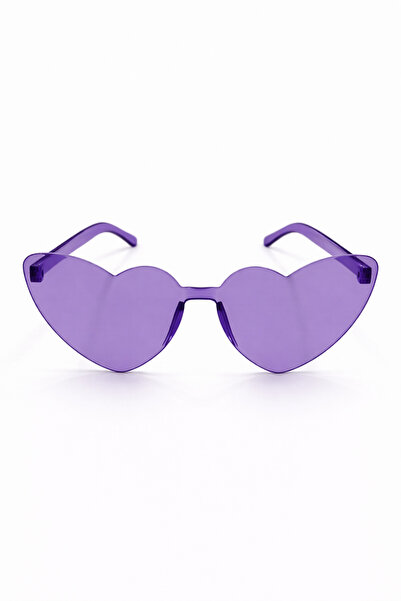 PARTİPORT Heart Shaped Color Party Glasses – Non-Glass Entertainment Glasses ...