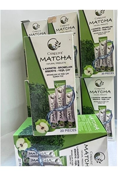CURELIVE Matcha yeşil elmalı