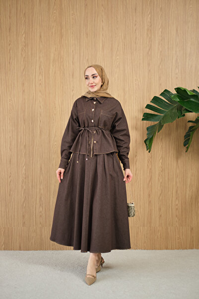 LOCCO Σετ με hijab - Καφέ - Regular