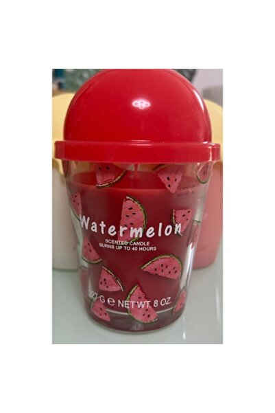 Primark Lumânare cu parfum de pepene verde – Pahar de sticlă cu capac de silicon