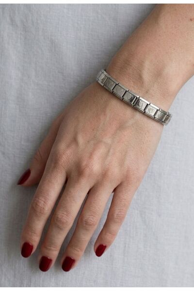 Mutenaura Figured Italian Charm Bracelet Stainless Steel
