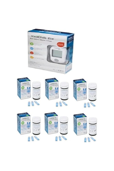 VIVACHEK Ölçüm Cihazı + 6 Kutu (300 Ölçüm) Ölçüm Stribi