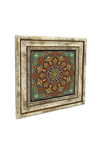 Sadrazam Εκτύπωση με μοτίβο Ιρανίας σε πίνακα από φυσική πέτρα 25X25KD-19