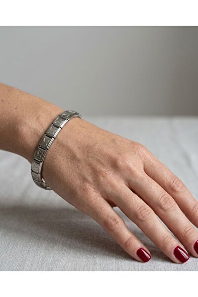 Mutenaura Figured Italian Charm Bracelet Stainless Steel