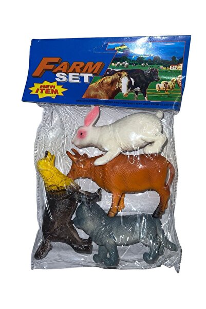 JPT Σετ Φιγούρες Αγροτικών Ζώων, 4 τεμάχια
