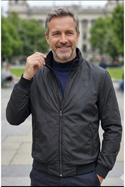 ganini New Season Seasonal Men's Coat with Ribbed Sleeves and Bottom (Elastic...