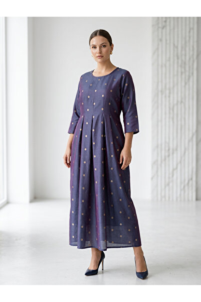 OEM Hand- Embroidered satin Cotton dress