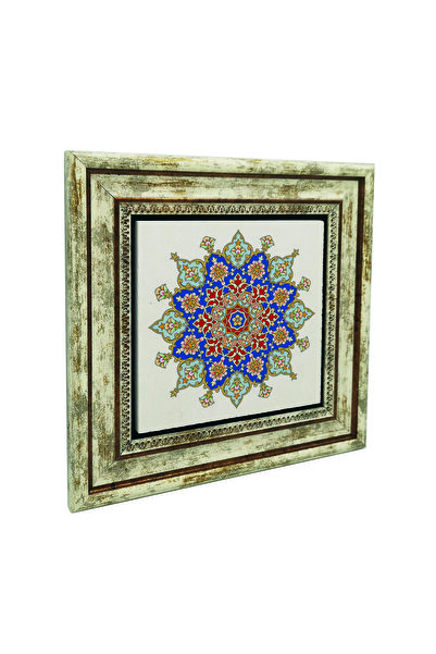 Sadrazam Εκτύπωση με μοτίβο Ρούμι σε πίνακα από φυσική πέτρα 25X25KD-54