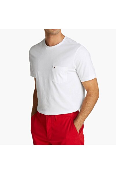 Tommy Hilfiger Tricou ΒΑΣΙΚΟ ΜΟΝΟΧΡΩΜΟ ΜΠΛΟΥΖΑΚΙ ΜΕ ΤΣΕΠΗ