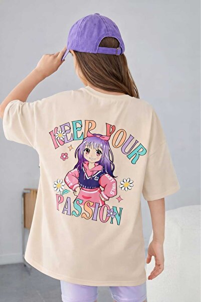 BENROMA Keep Your Passion Printed Unisex Children's T-Shirt 4Gh2