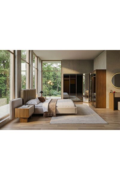 Doressa Home Vanta Reflekte Camlı Köşe Yatak Odası Takımı