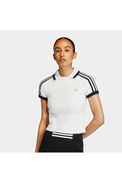 adidas Γυναικείο λευκό μπλουζάκι πόλο Cali (KE1301)