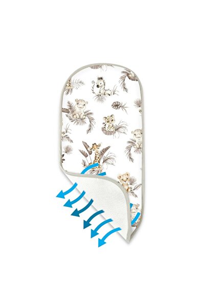 MimiNu Anti-sweat pram insert, MimiNu, 3D mesh, Savanna