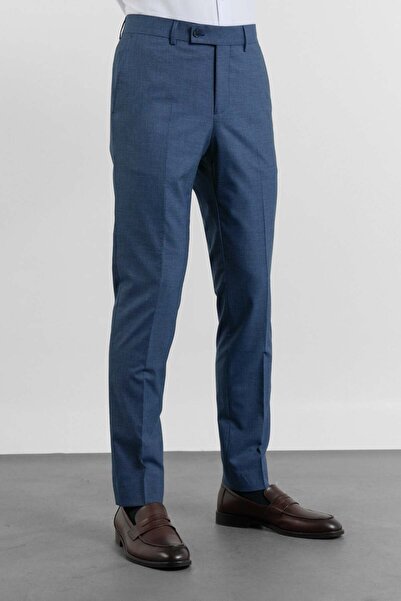 İmza K.Laci-A.Laci بنطلون كلاسيكي مرن بجيب جانبي ونمط مربعات، مقاس نحيف 10032...