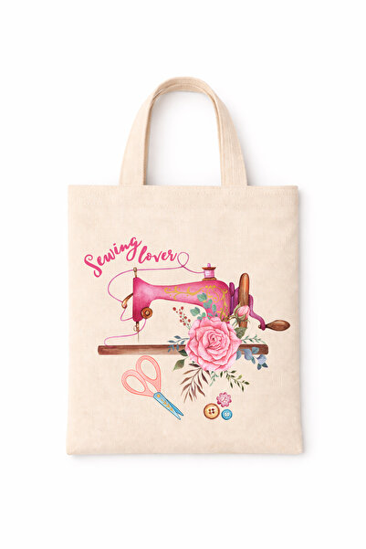 FANA Book Bag Colorful Slogan Printed Mini Canvas Tote Bag