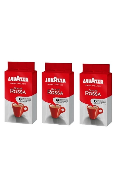 LavAzza Qualita Rossa 250g ground coffee - 3 pcs (three packs)