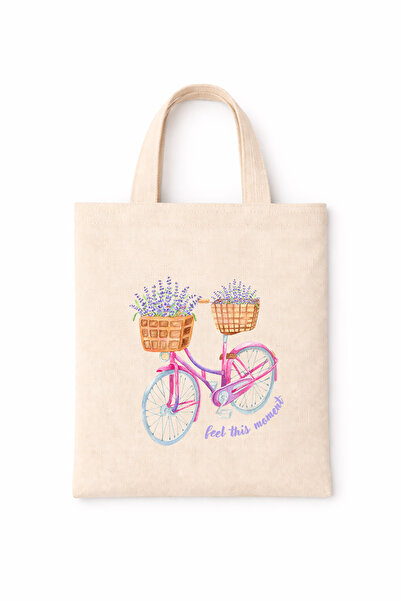 FANA Book Bag Colorful Slogan Printed Mini Canvas Tote Bag