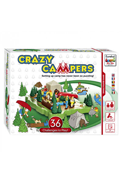 Eureka Logic game "Crazy Campers" for players from 6 to 99 years old