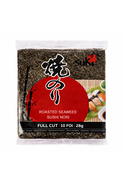 Top Ingrediente Φύκια Νόρι Σούσι Σούκι Ολόκληρα Φύλλα - 10 ολόκληρα φύλλα ψημ...